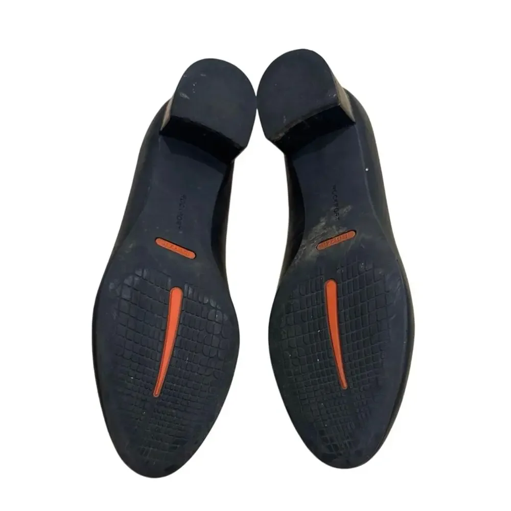 Rockport Women's Total Motion Leah Pump 10‎ Black Nappa